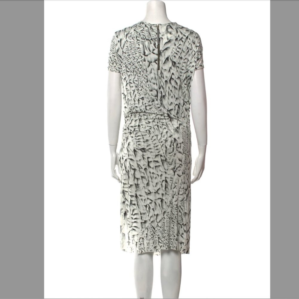 Helmut Lang Strata Printed Midi Dress - Picture 3 of 3